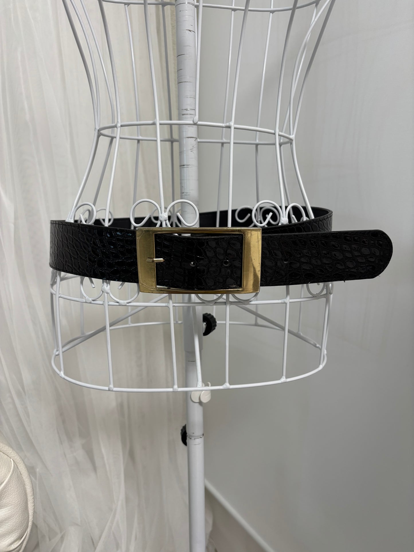 Crocodile Fake Leather Belt