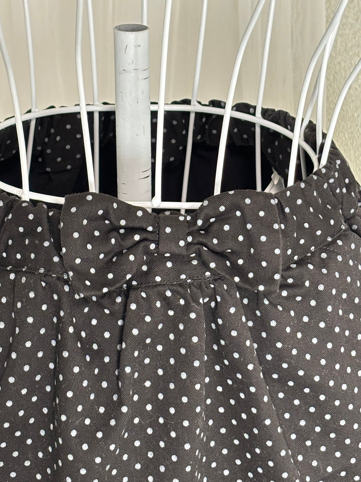 Dot Ribbon Mini Skirt