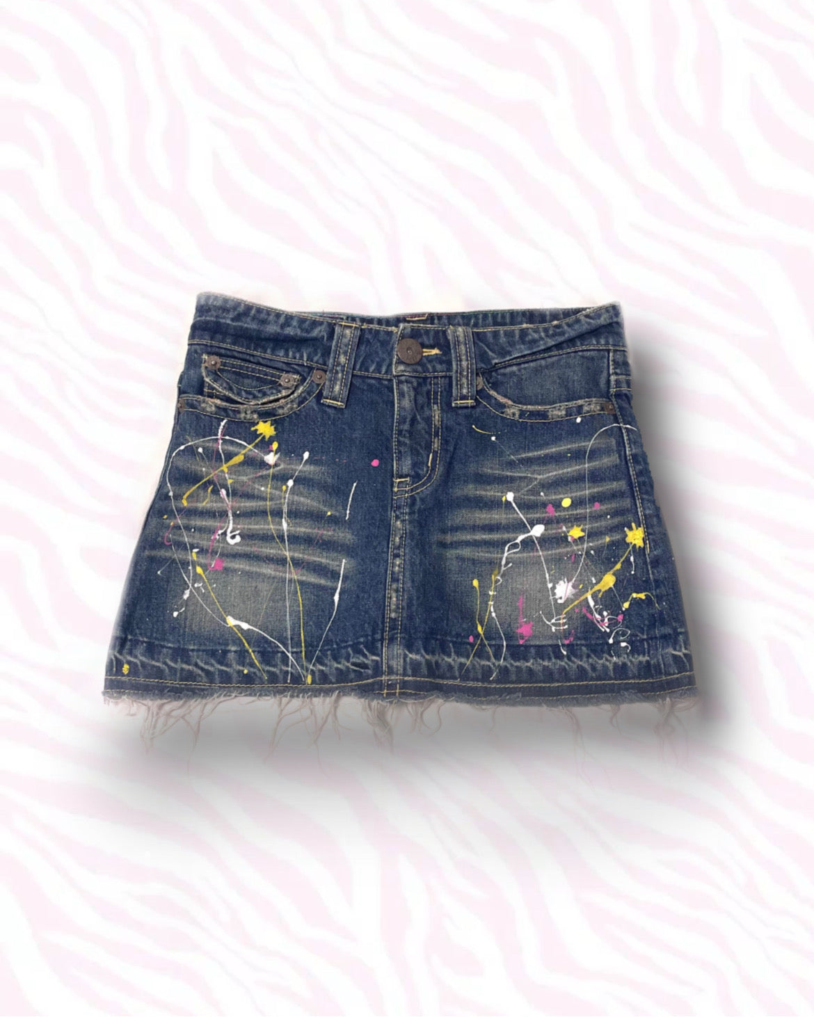 COCOLULU Denim Mini Skirt