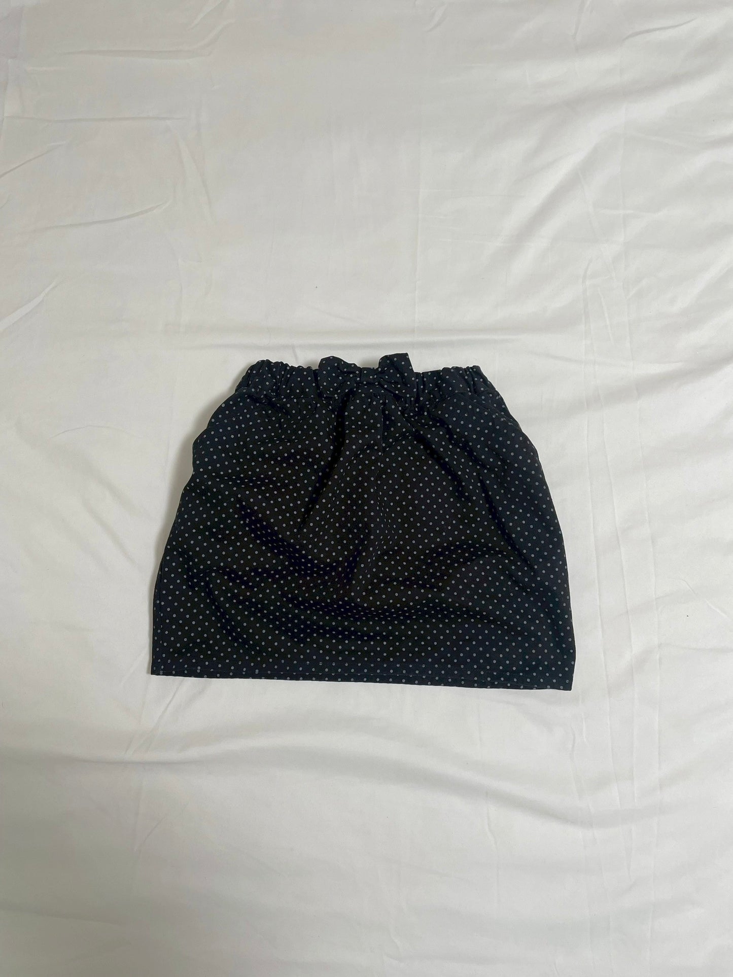 Dot Ribbon Mini Skirt