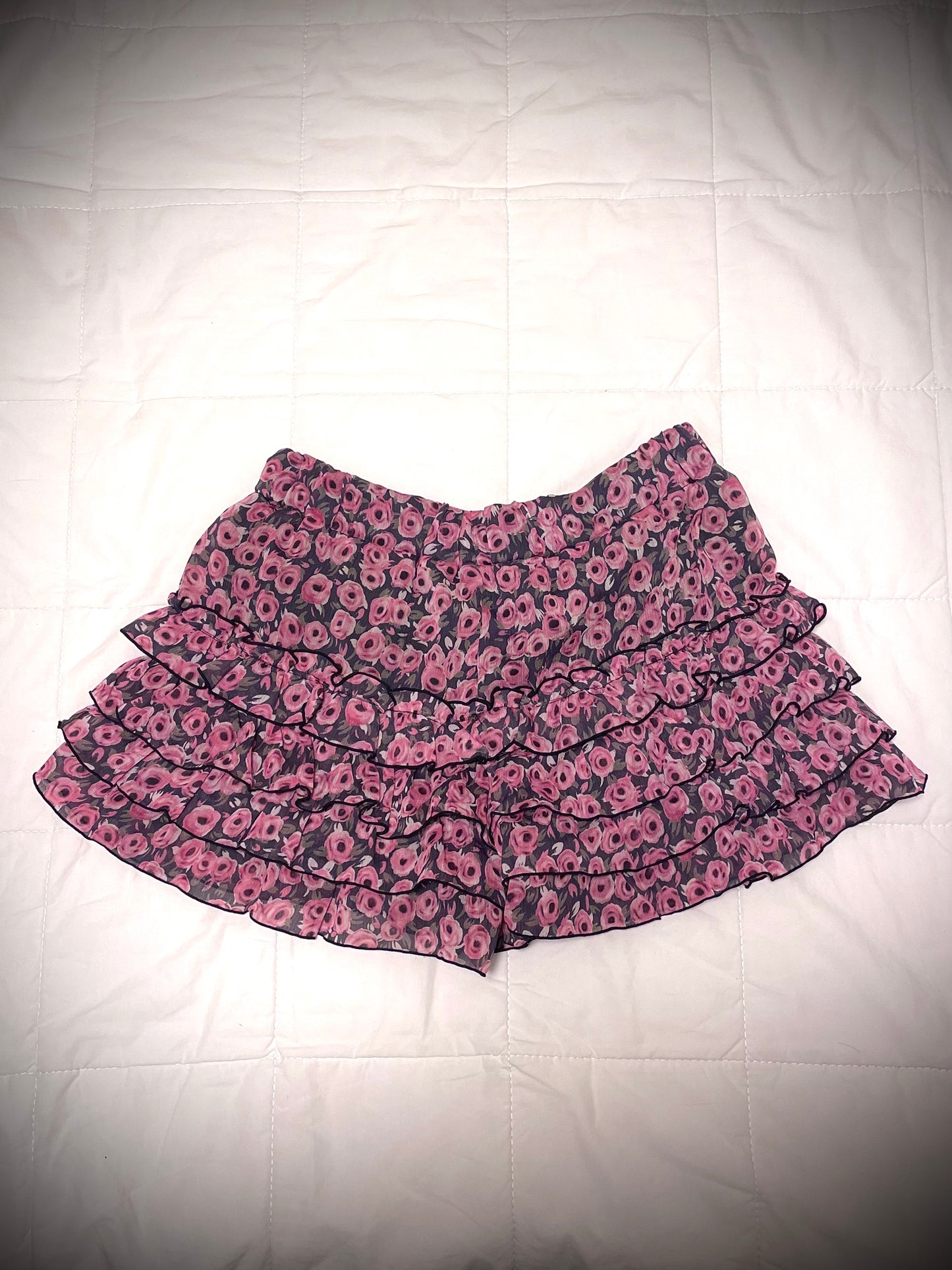 Himegyaru Rose Mini Skirt