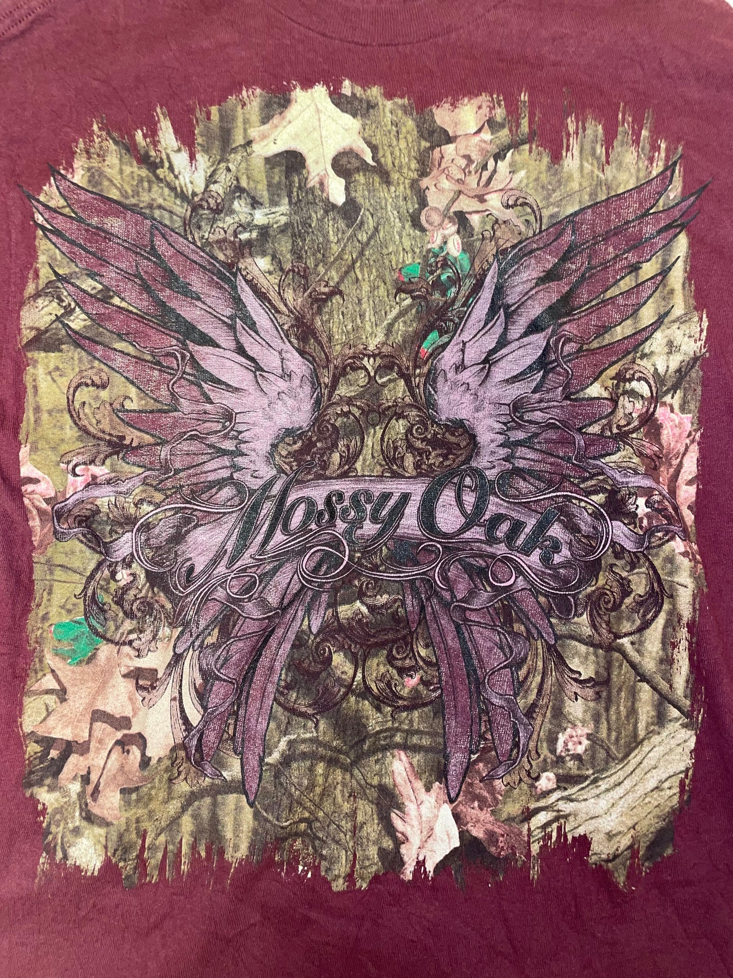 Crimson Angel Grunge Tee