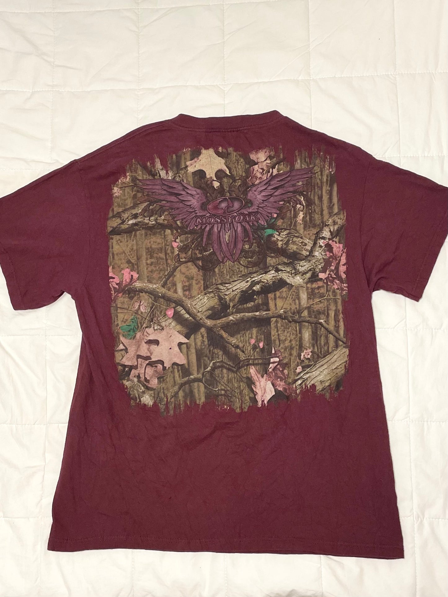 Crimson Angel Grunge Tee