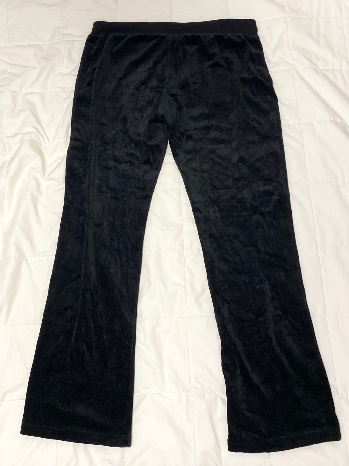 Velour Flare Track Pants