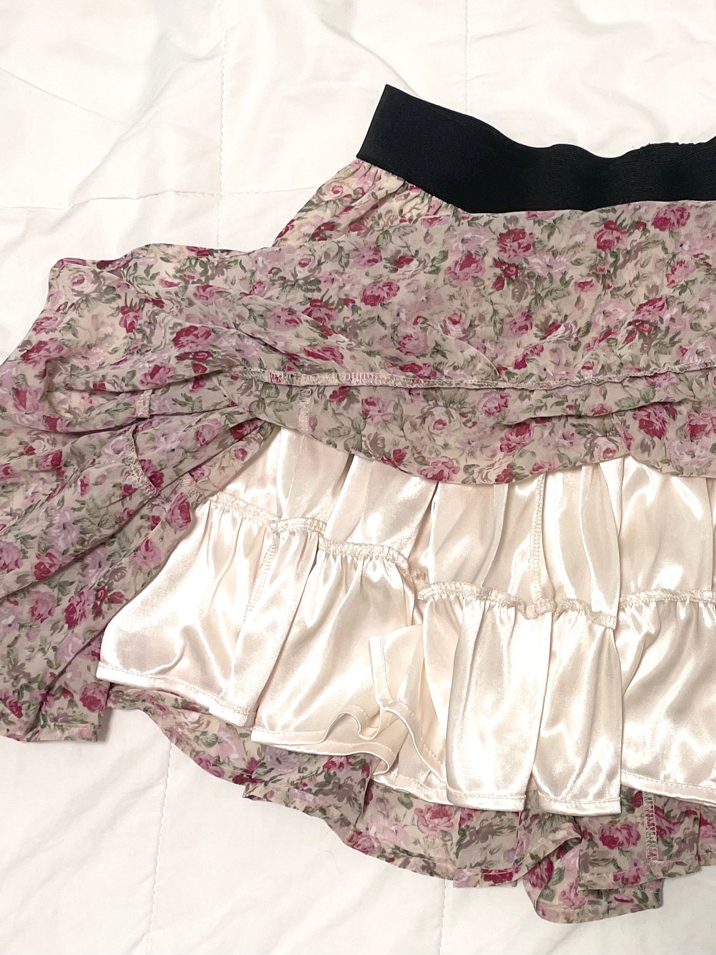 Floral Mini Skirt