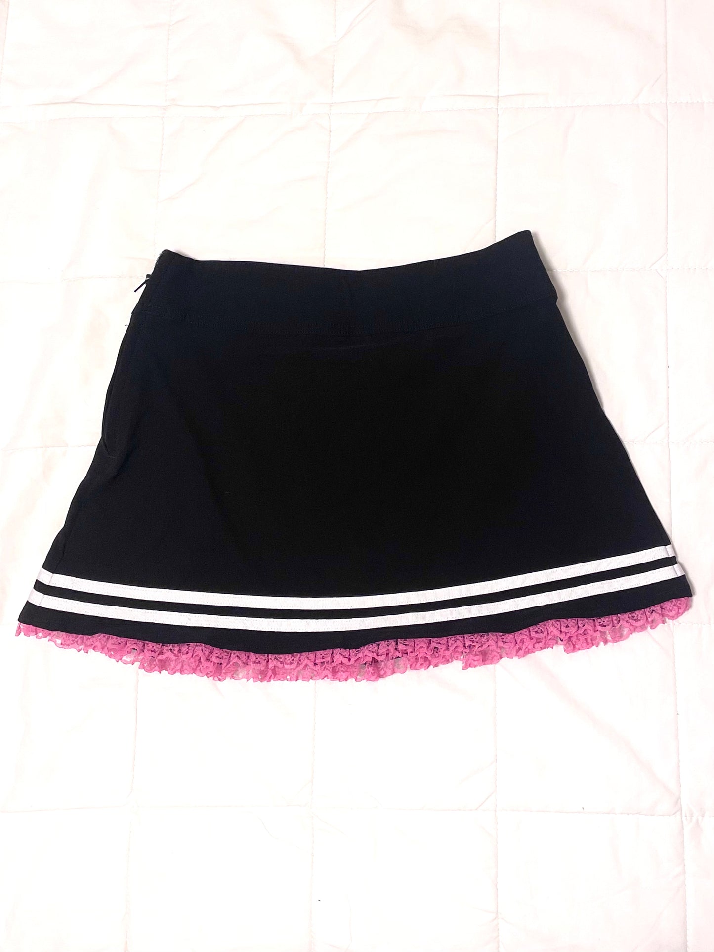 【REMAKE】Pink Bow Pleats Skirt