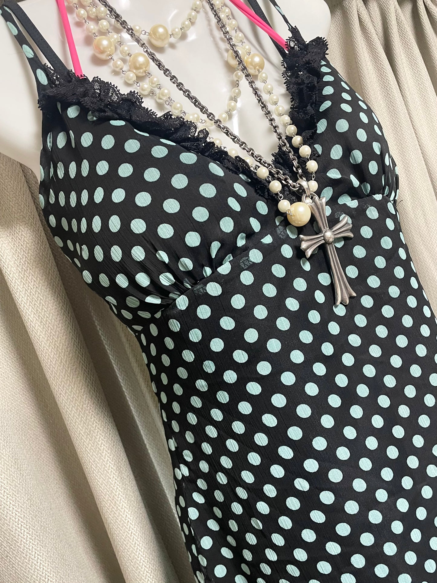 CECIL McBEE Dot Cami Dress