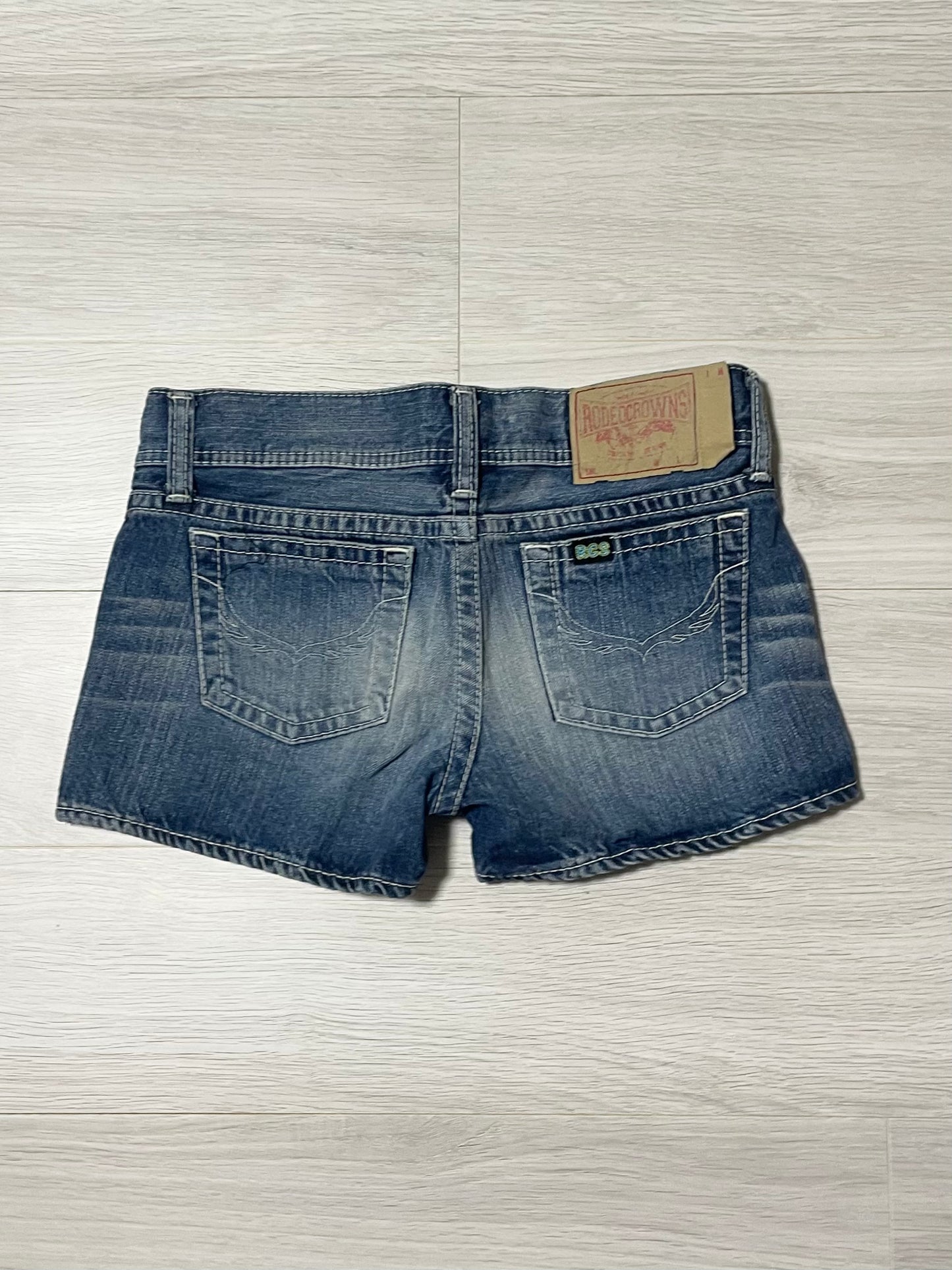 Low Rise Denim Shorts