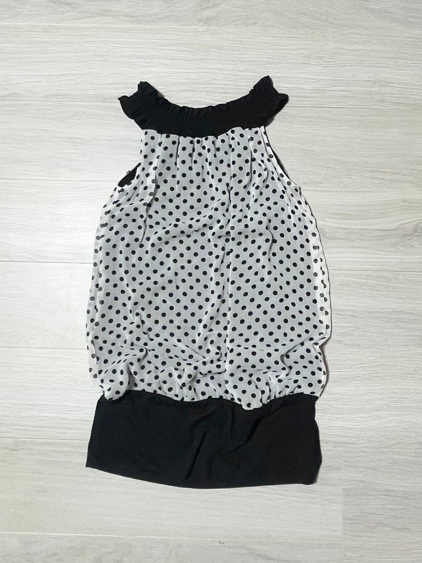 White Dot Dress