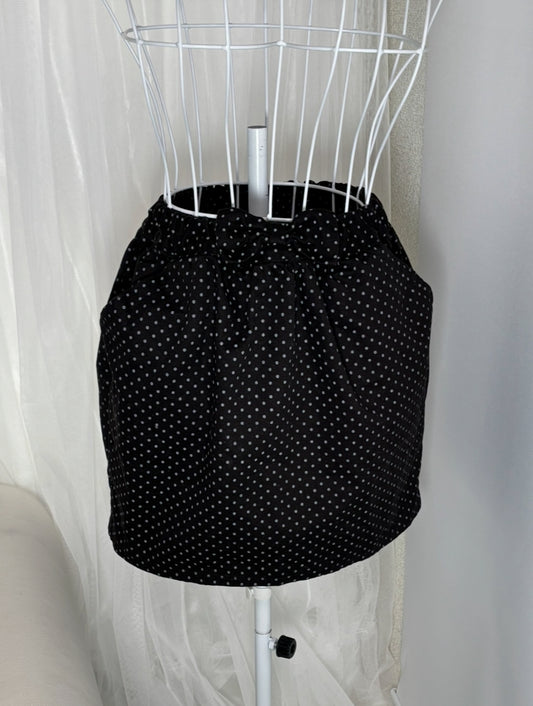 Dot Ribbon Mini Skirt