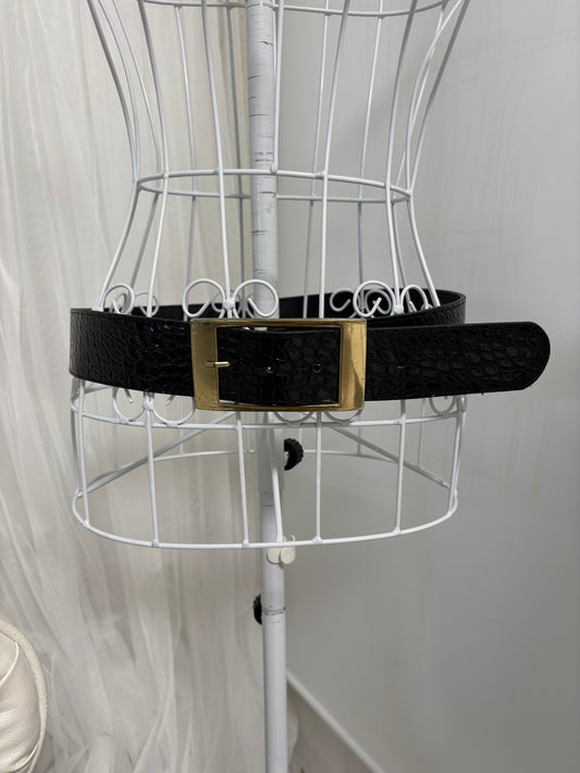 Crocodile Fake Leather Belt