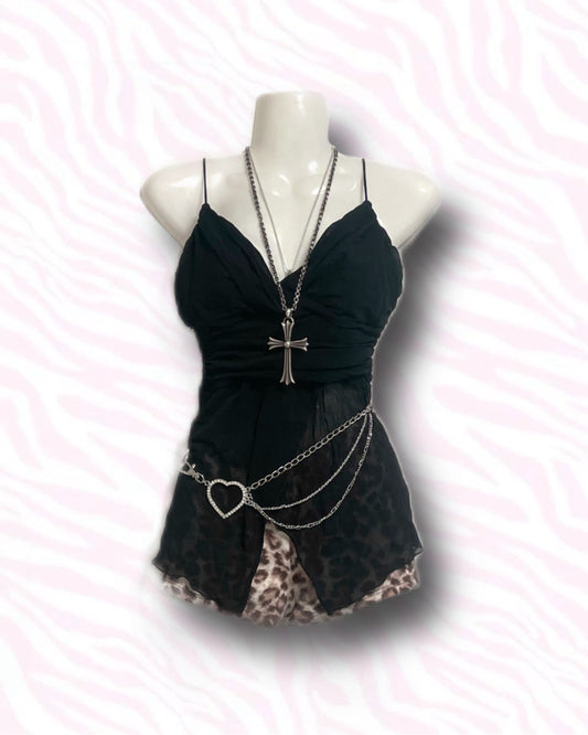 Black Sheer Cami