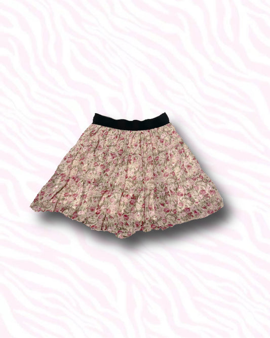 Floral Mini Skirt