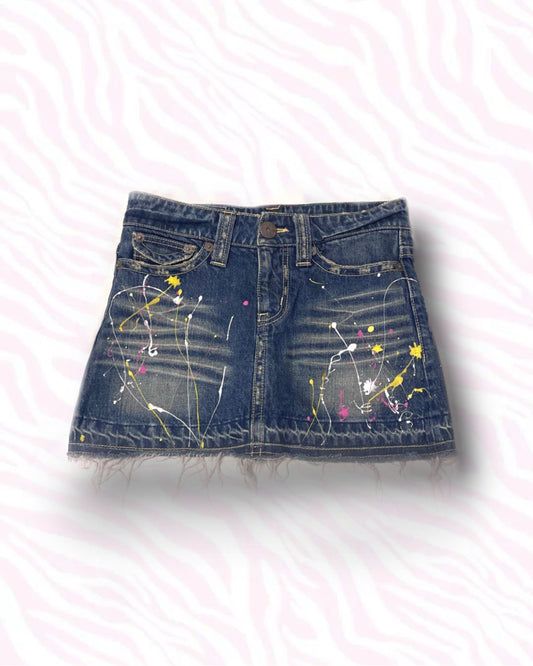 COCOLULU Denim Mini Skirt