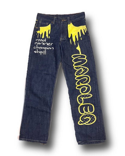 Paint Denim Pants
