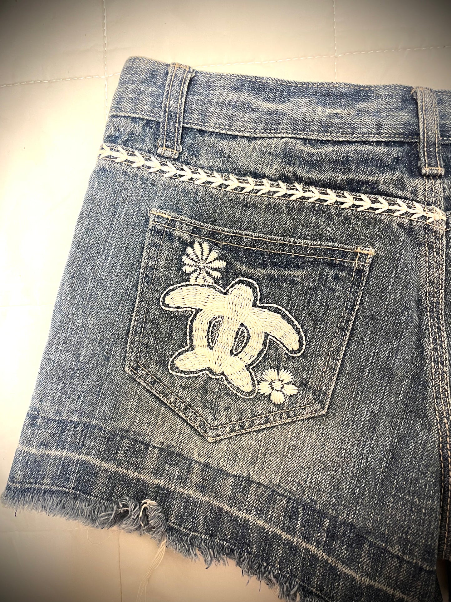 Denim Mini Shorts