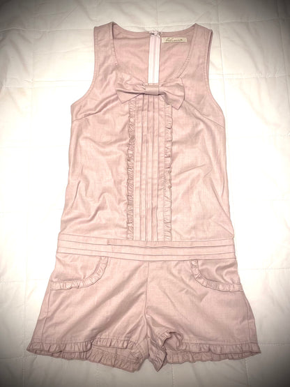Himegyaru Pink Bow Short Combinaison