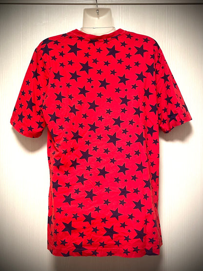 Red×Black Star Skull Tee