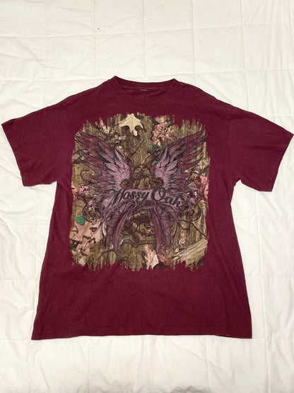 Crimson Angel Grunge Tee