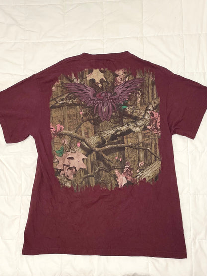 Crimson Angel Grunge Tee