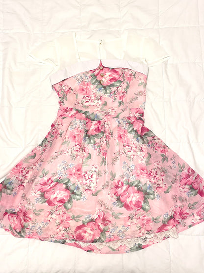 Hime Rose Pink Mini Dress