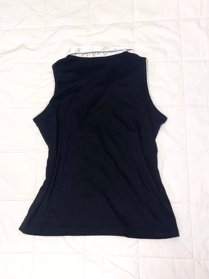 y2k Black Office Tank