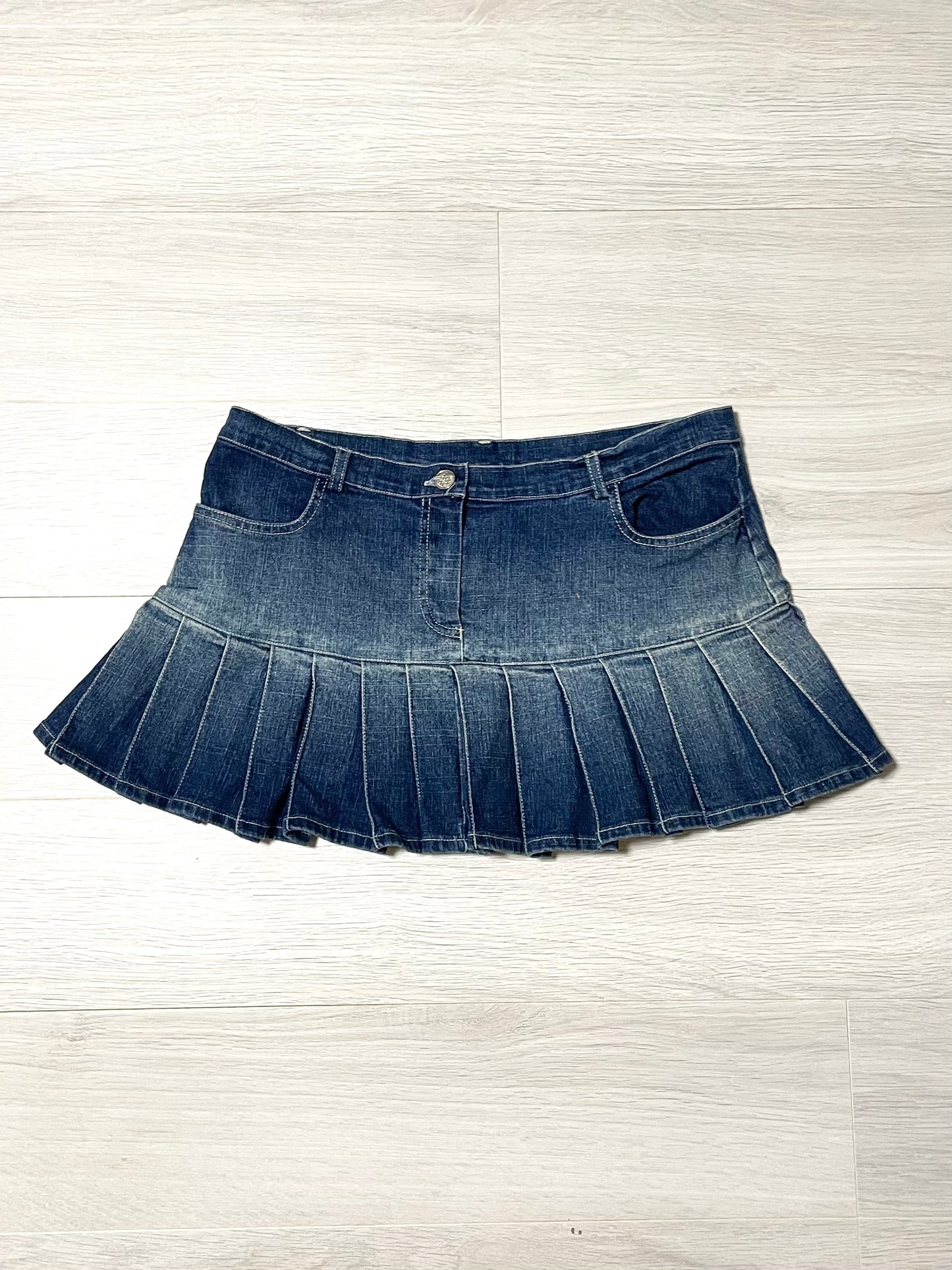 Denim Mini Skirt