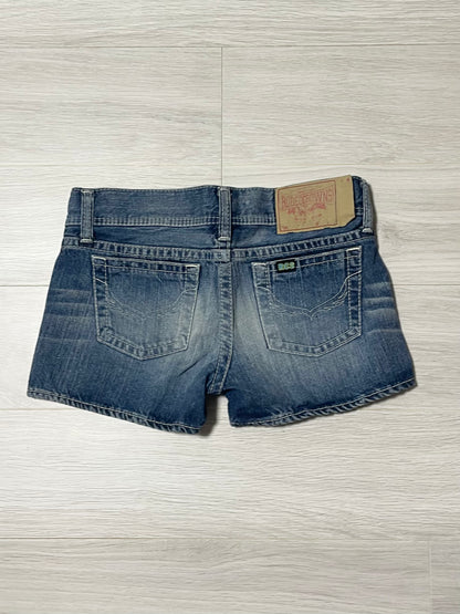 Low Rise Denim Shorts