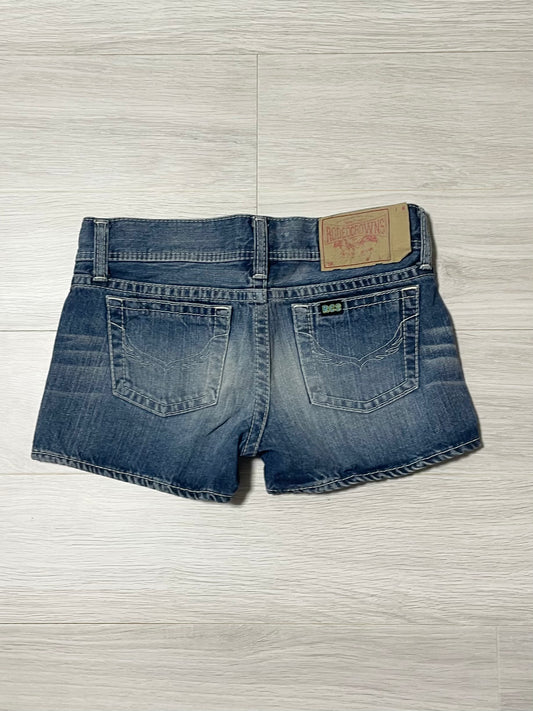 Low Rise Denim Shorts